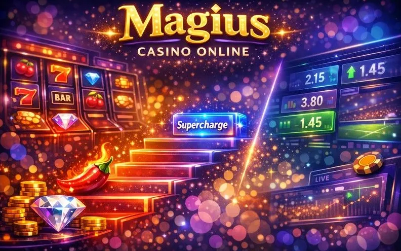 Magius Casino mobile app hero banner